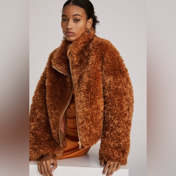 Maeve Anthropologie Teddy Zip Up Jacket - Picture 9 of 11